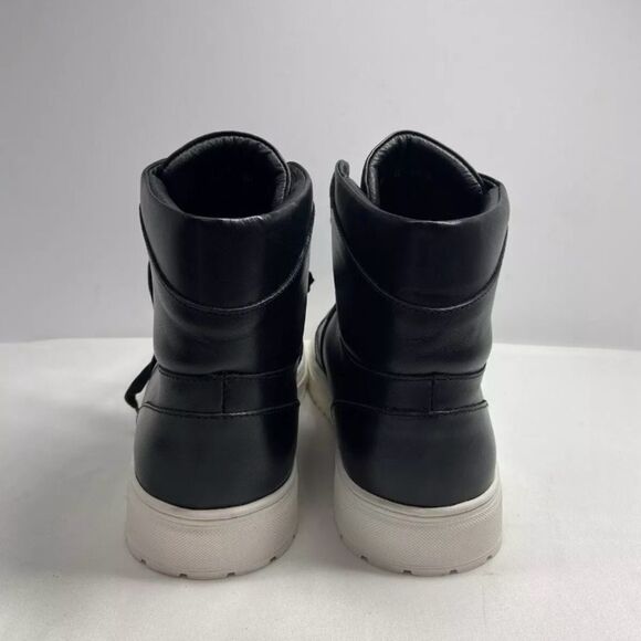 Foundation Footwear Fashion Faux Leather Lace Up Black US 13 - Picture 4 of 8